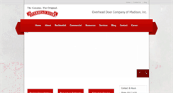 Desktop Screenshot of overheaddoormadison.com